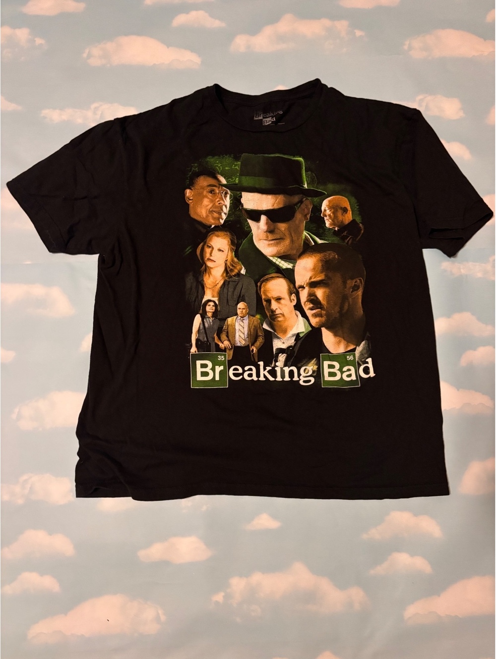 Breaking Bad Cast Graphic T-Shirt XL Black